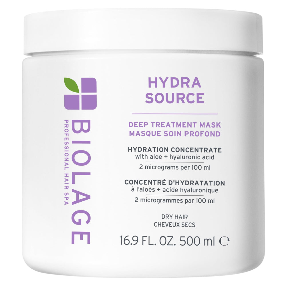 Biolage front packaging showing the 16.9 fl oz mask and brand clarity