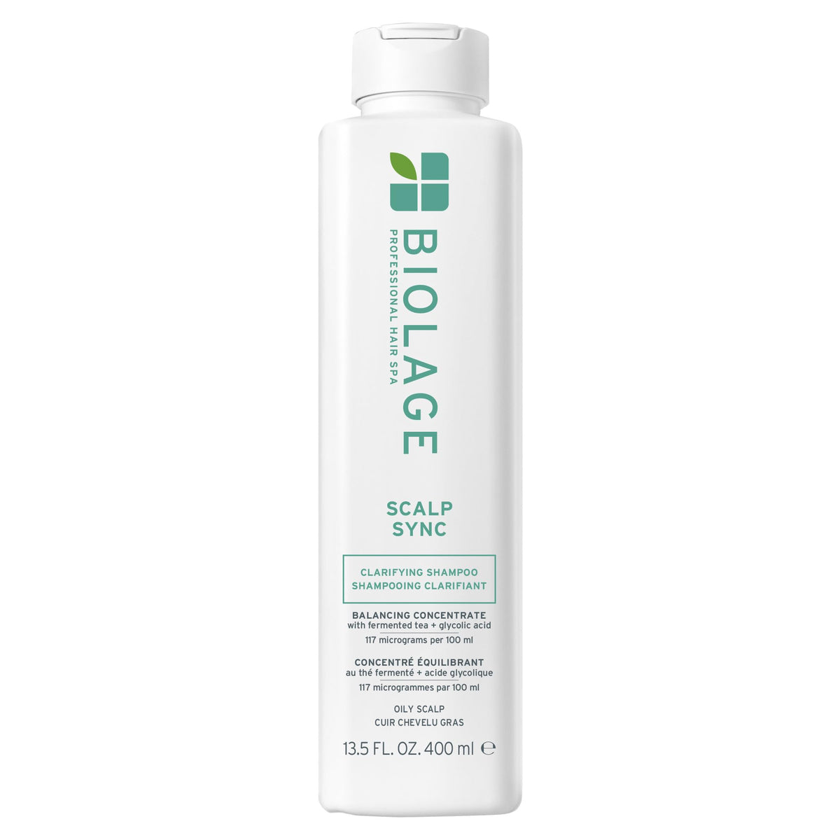 Biolage front bottle showing label and clean design for easy identification