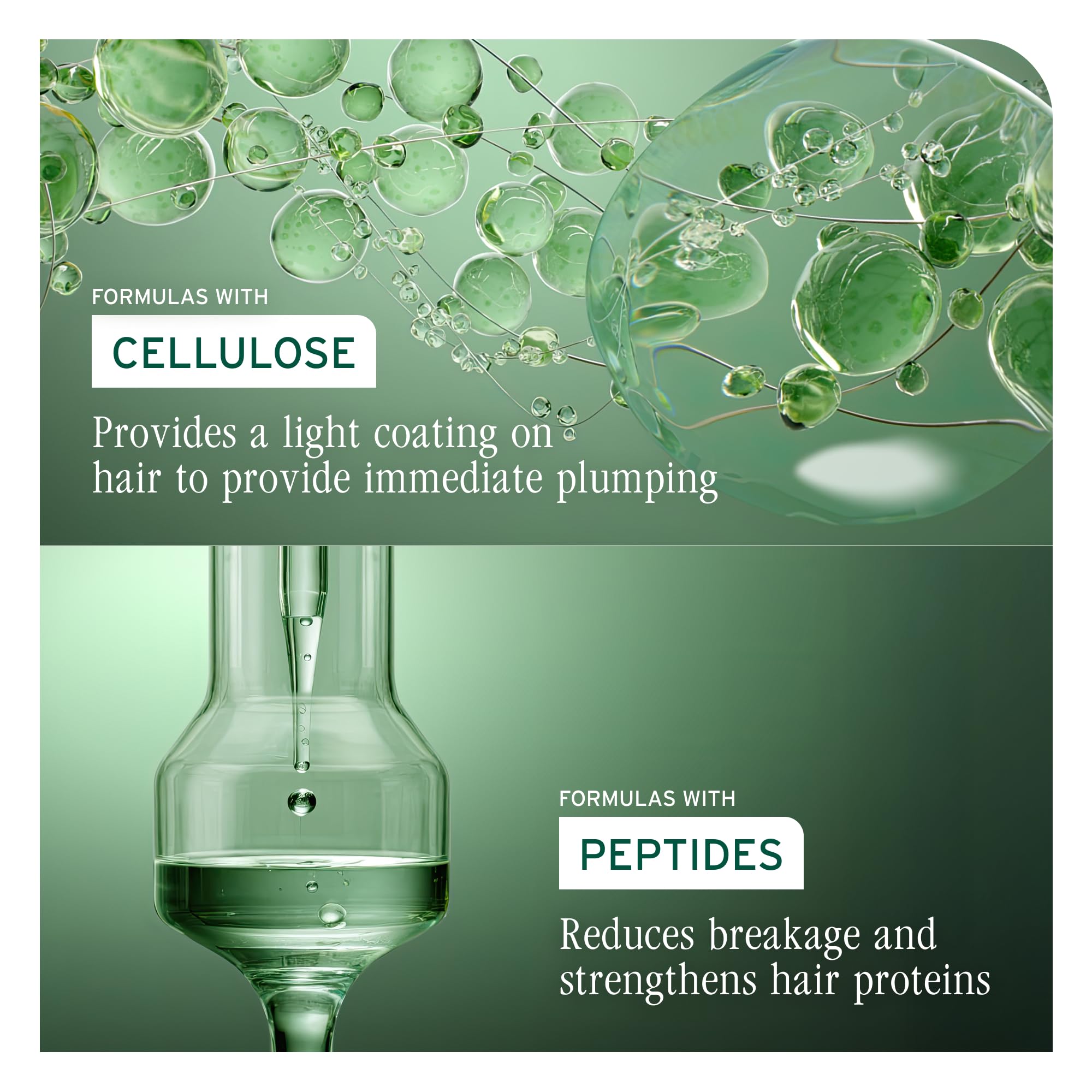 Biolage Volume Boost shampoo pump dispensing lightweight lather for easy cleansing