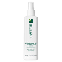 Biolage bottle front packaging showing label and glossy finish benefit