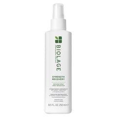 Biolage repairing spray front bottle view showing protective benefits
