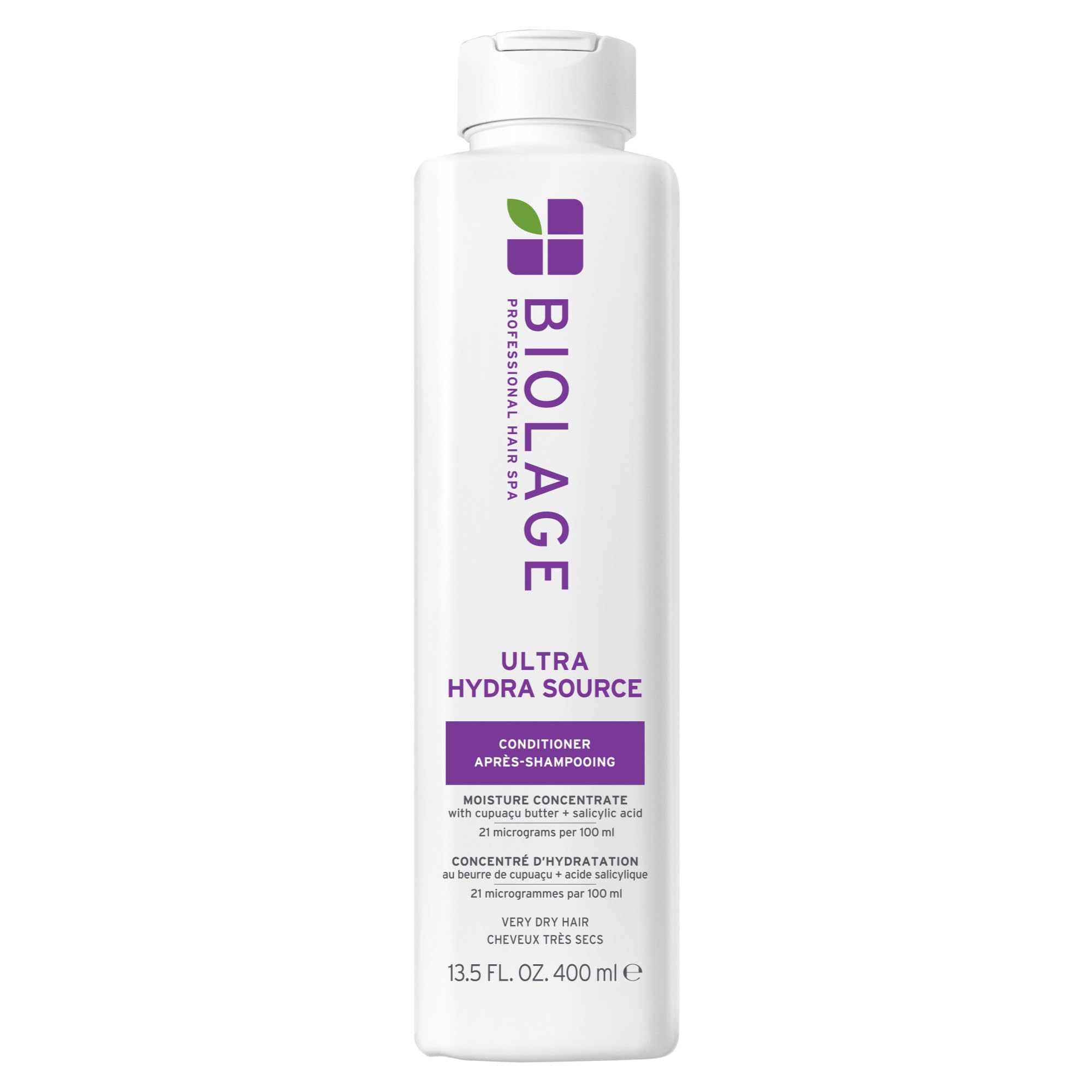 Biolage front packaging showing conditioner for deep hydration and salon results