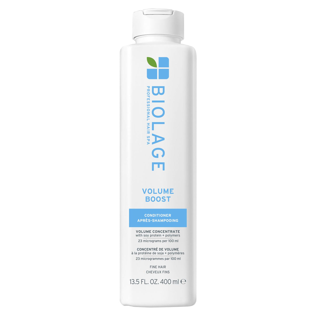 Biolage front bottle showing label and size for easy identification and benefit