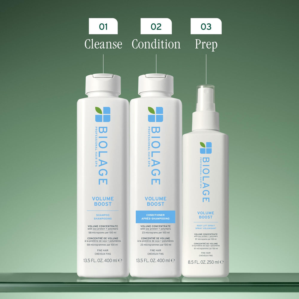 Biolage creamy lather demonstrating detangling action and smooth finish benefit