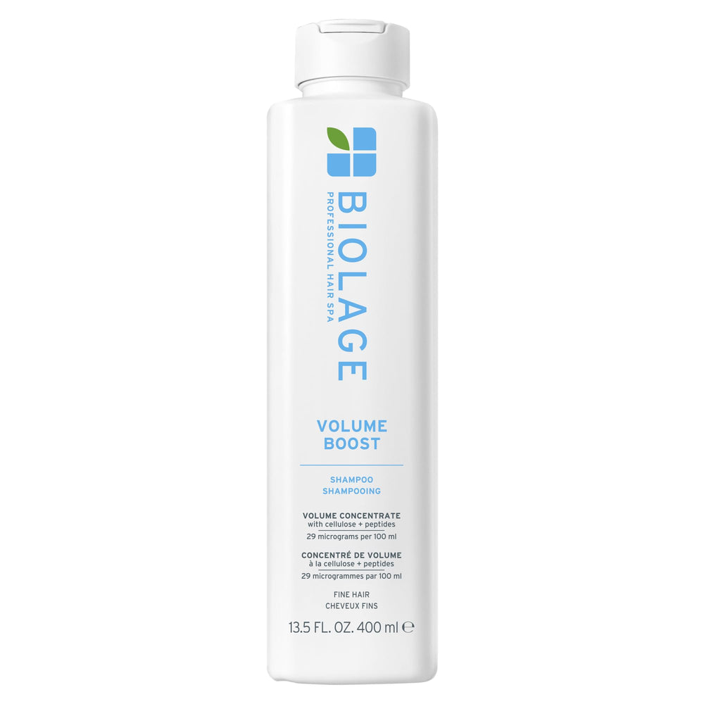Biolage front bottle showing product and easy identification for shelf benefit
