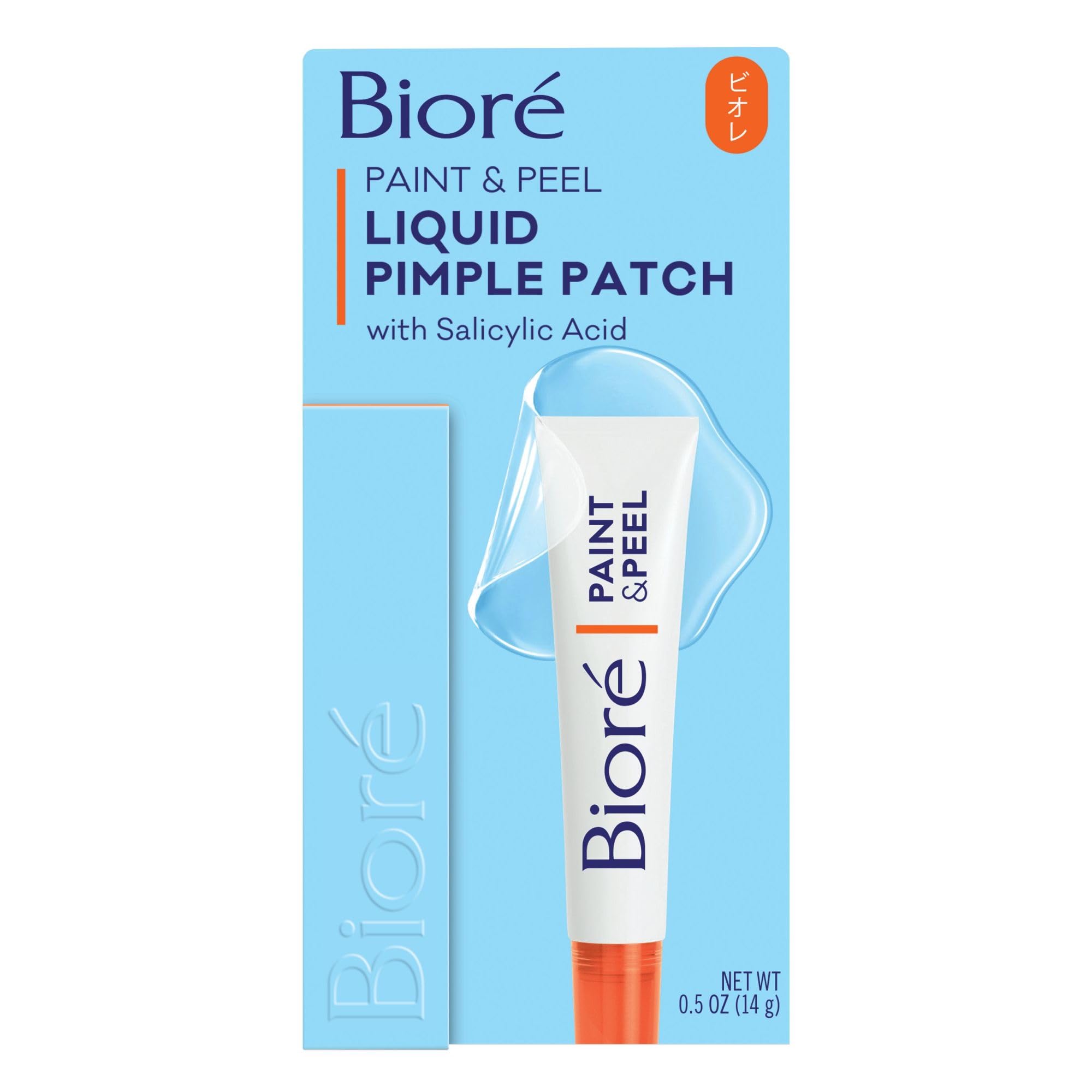 Bioré front packaging showing paint and peel patch benefits