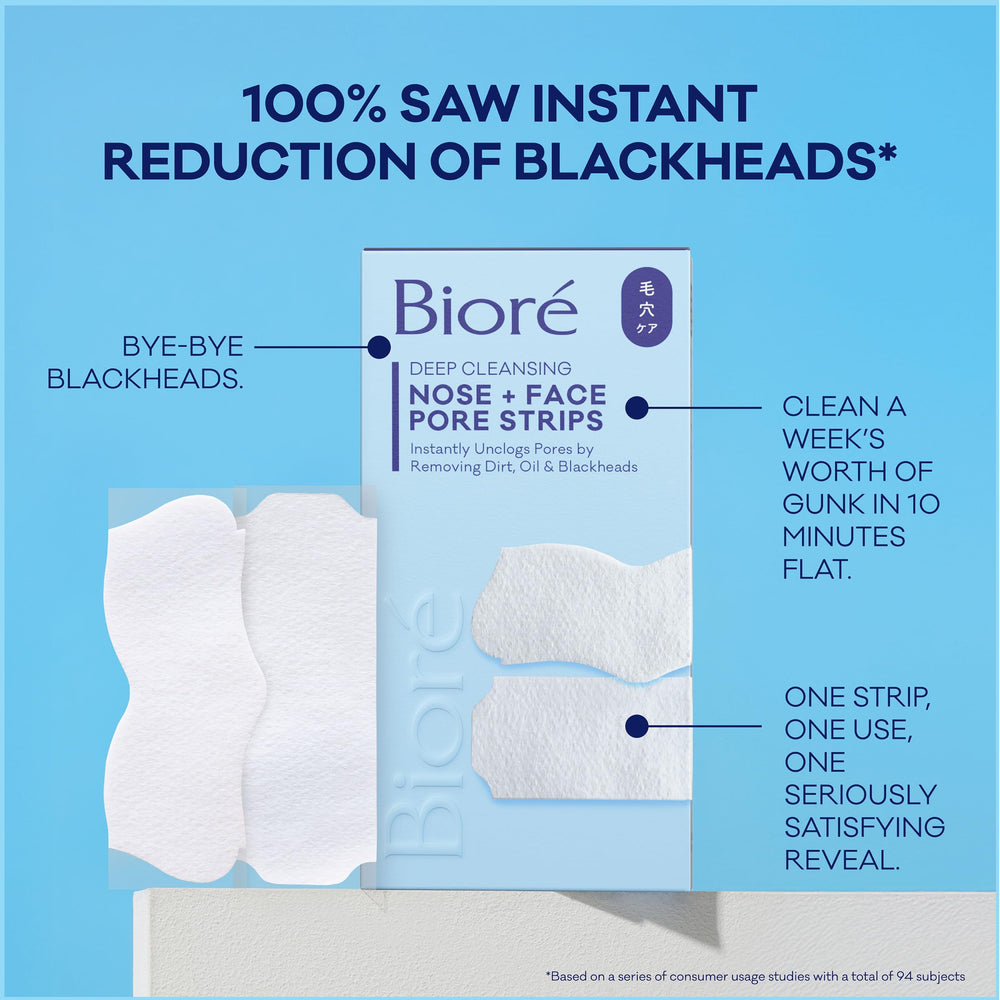 Bioré technology label close-up showing C‑Bond patent claim for gentle adhesion