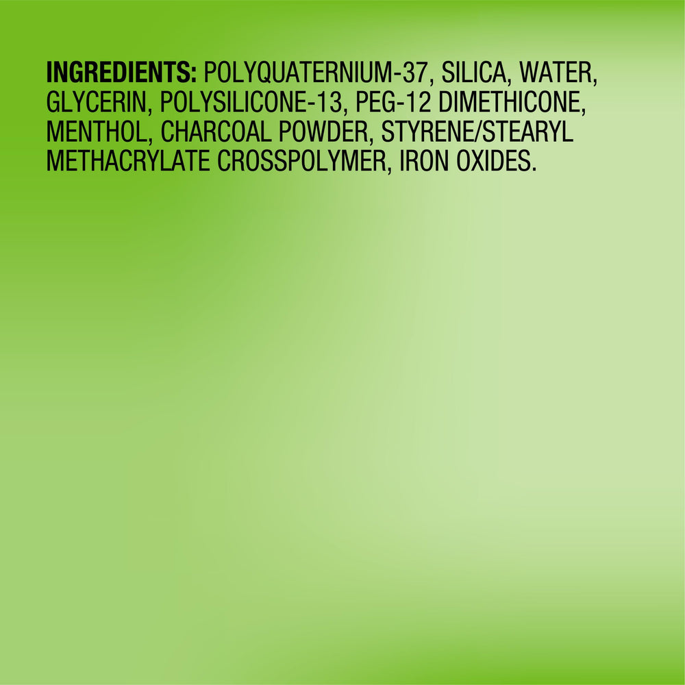 Bioré ingredients label close-up showing charcoal and C-bond technology details