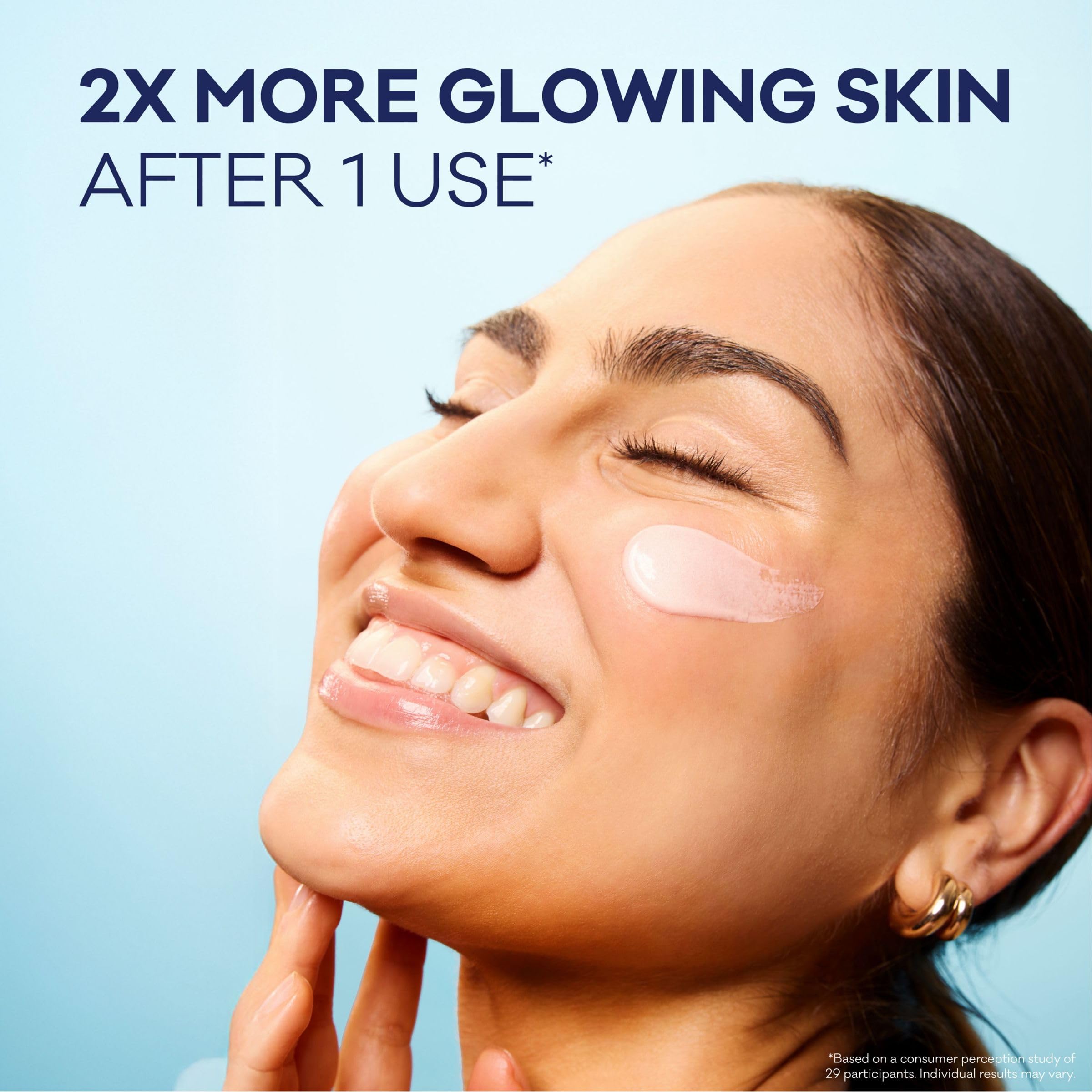 Bioré lifestyle outdoors showing real-world sun protection and glow benefit