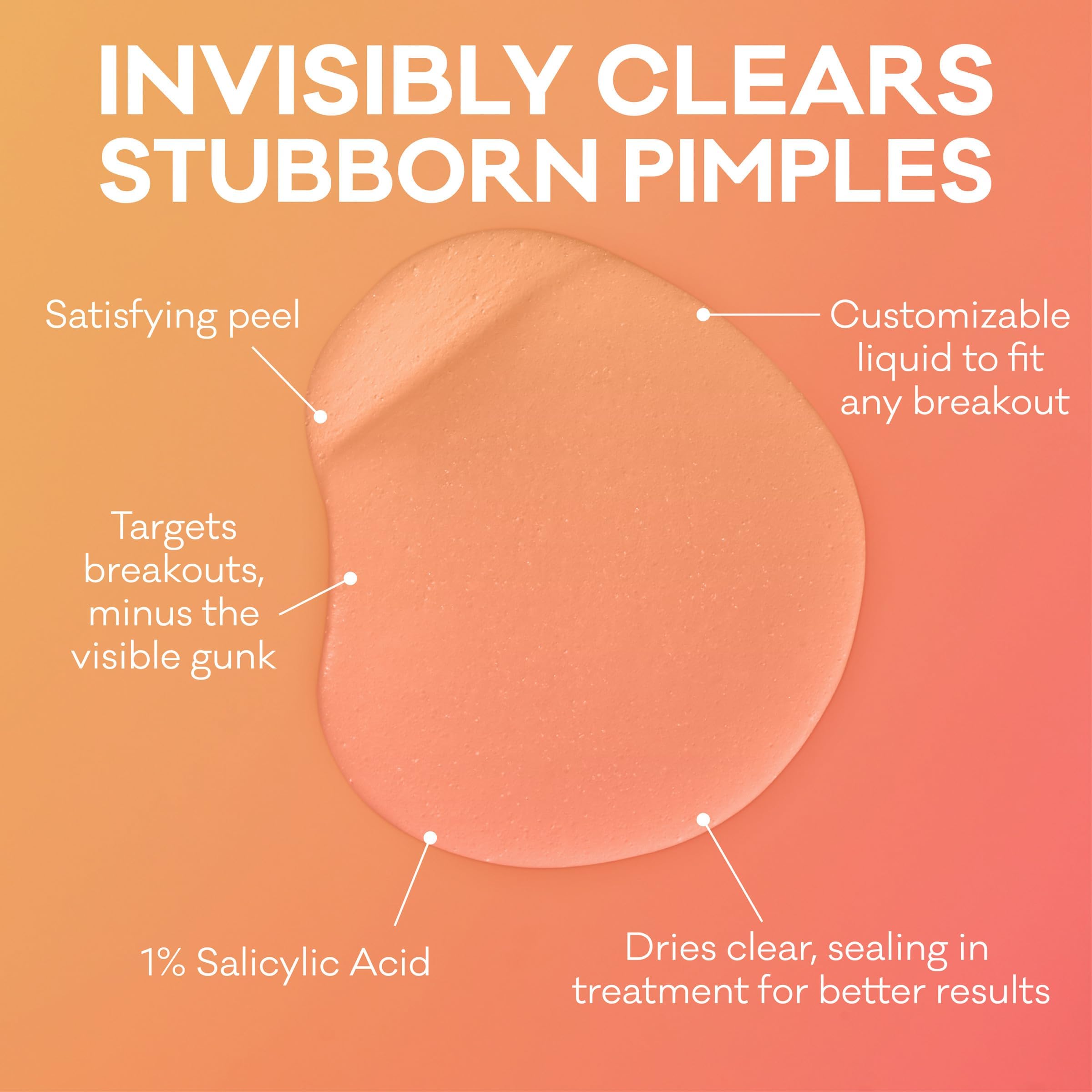 Bioré gel droplet texture highlighting smooth, flexible film