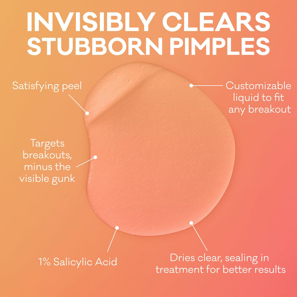 Bioré gel droplet texture highlighting smooth, flexible film