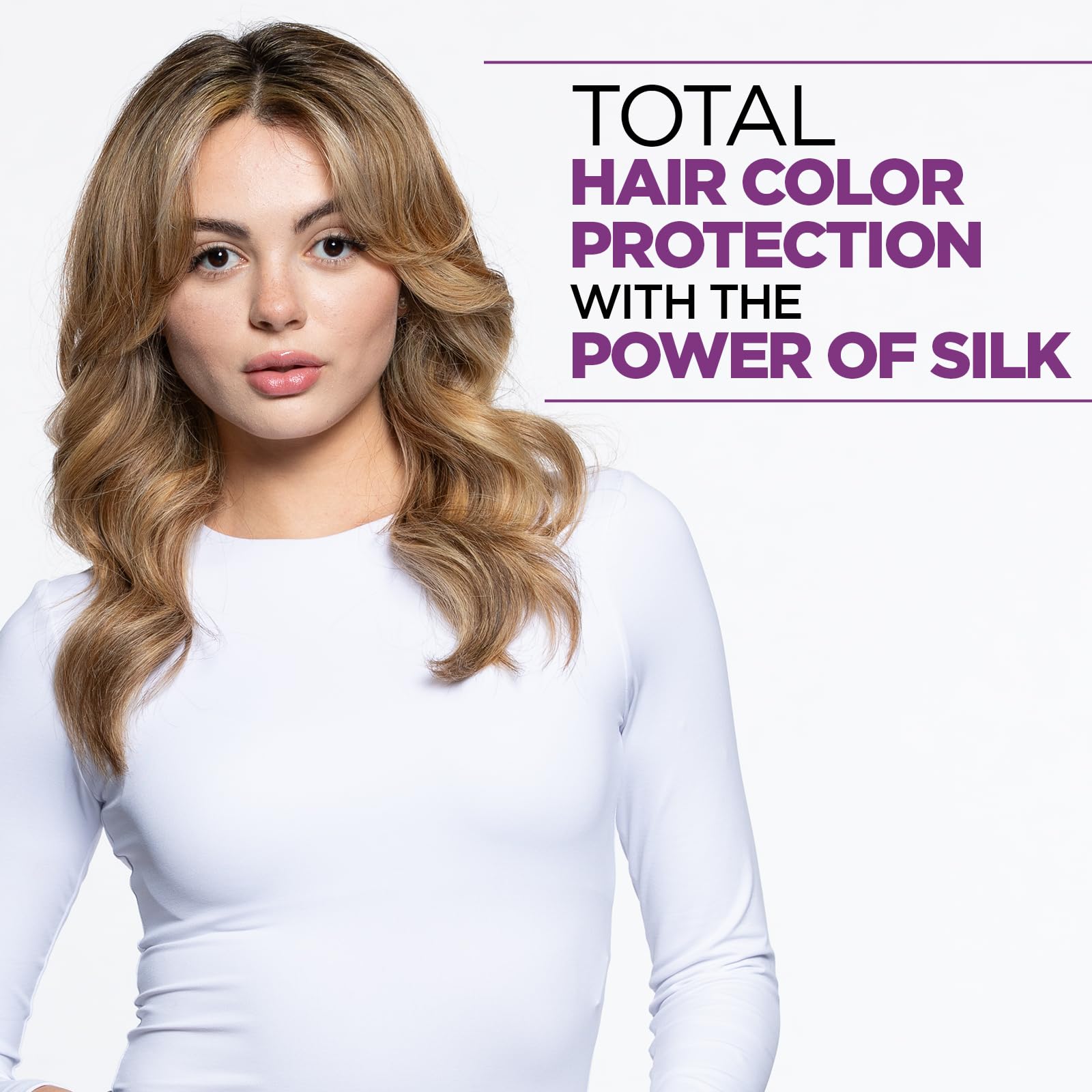BioSilk back label closeup showing ingredients and usage benefits