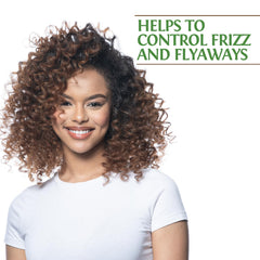 BioSilk applied to hair mid-lengths, smoothing frizz and adding shine