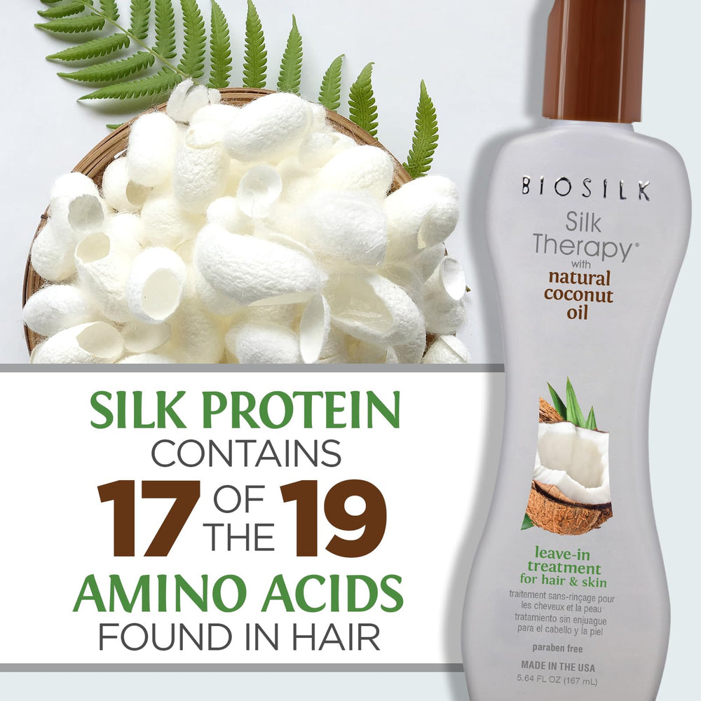BioSilk bottle on bathroom vanity with towel, suggests everyday styling benefit