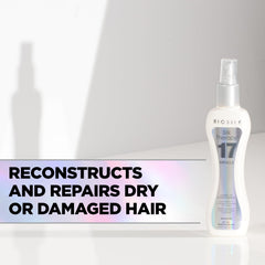 BioSilk applying leave-in to damp hair for detangling and frizz control