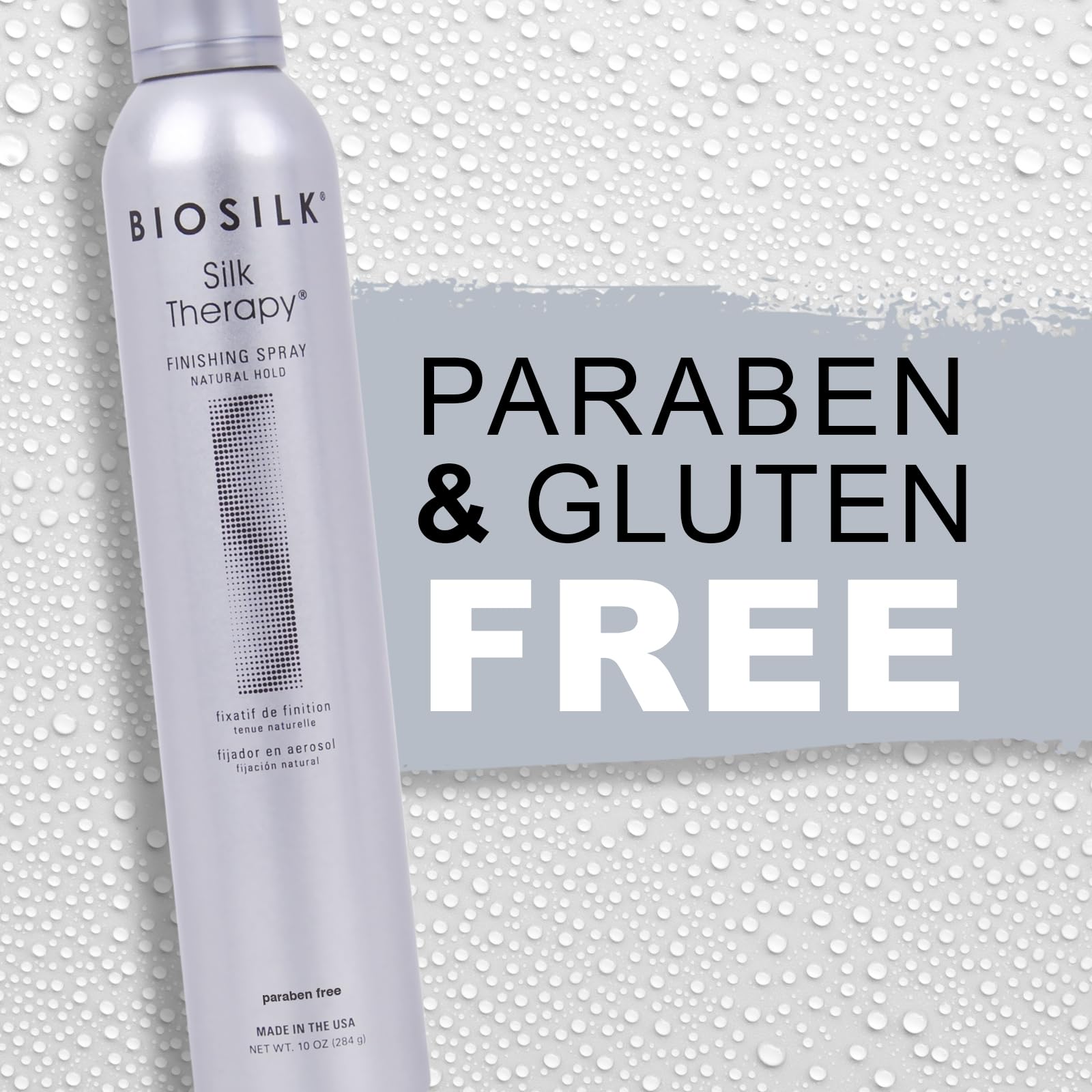 BioSilk nozzle close-up demonstrating precise spray for even coverage