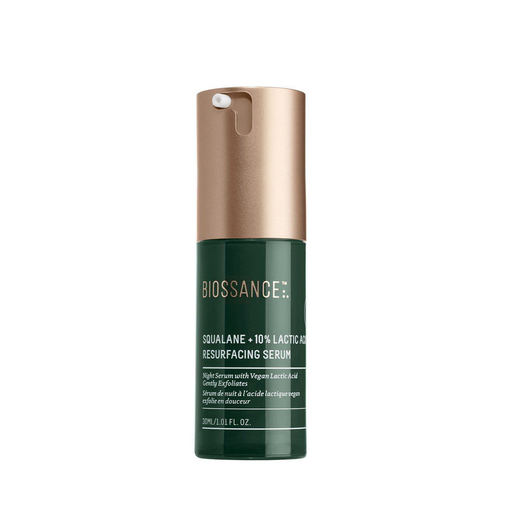 BIOSSANCE bottle front view showing product and hydrating finish