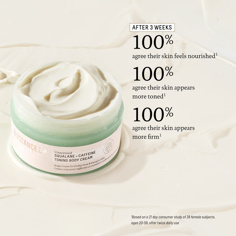 BIOSSANCE close-up texture of cream highlighting lightweight absorption