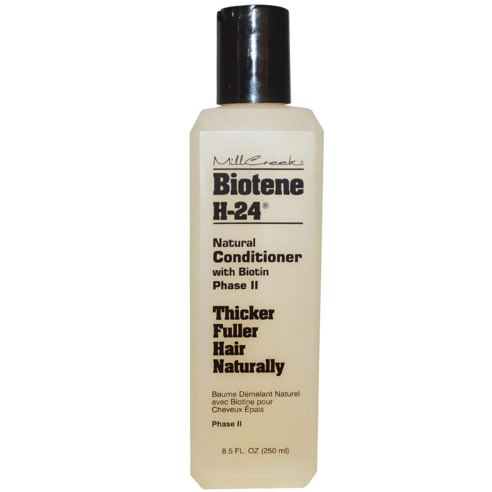 Mill Creek Biotene shampoo and conditioner in use for easier detangling