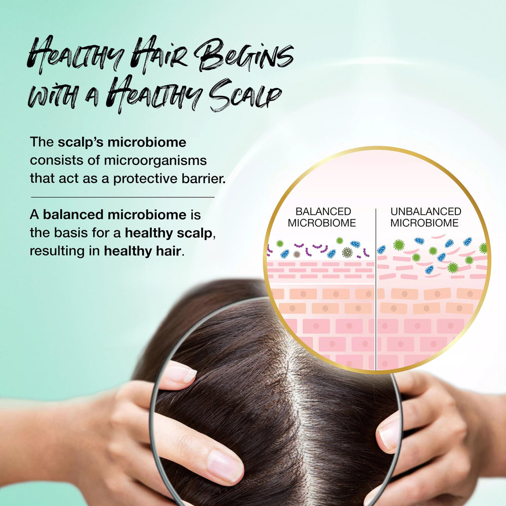 Biotera bottle beside coconut and coffee visuals showing natural extracts