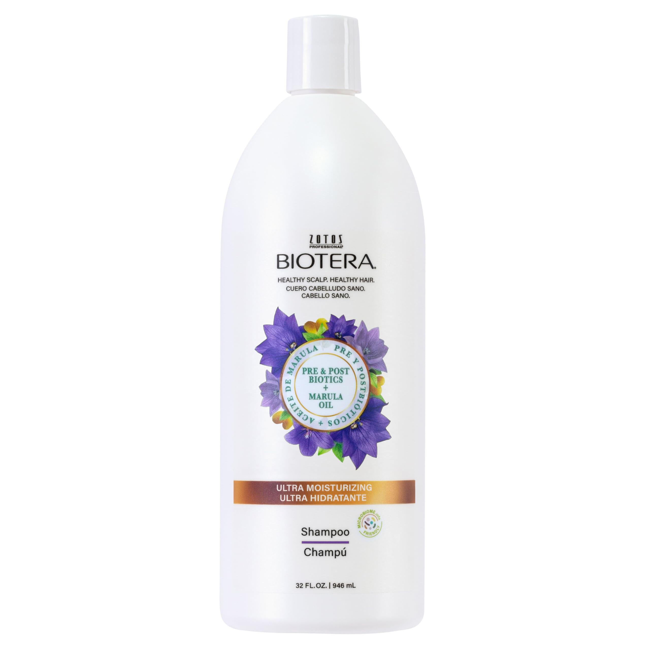 Biotera front packaging showing 32 fl oz bottle and nourishing benefits