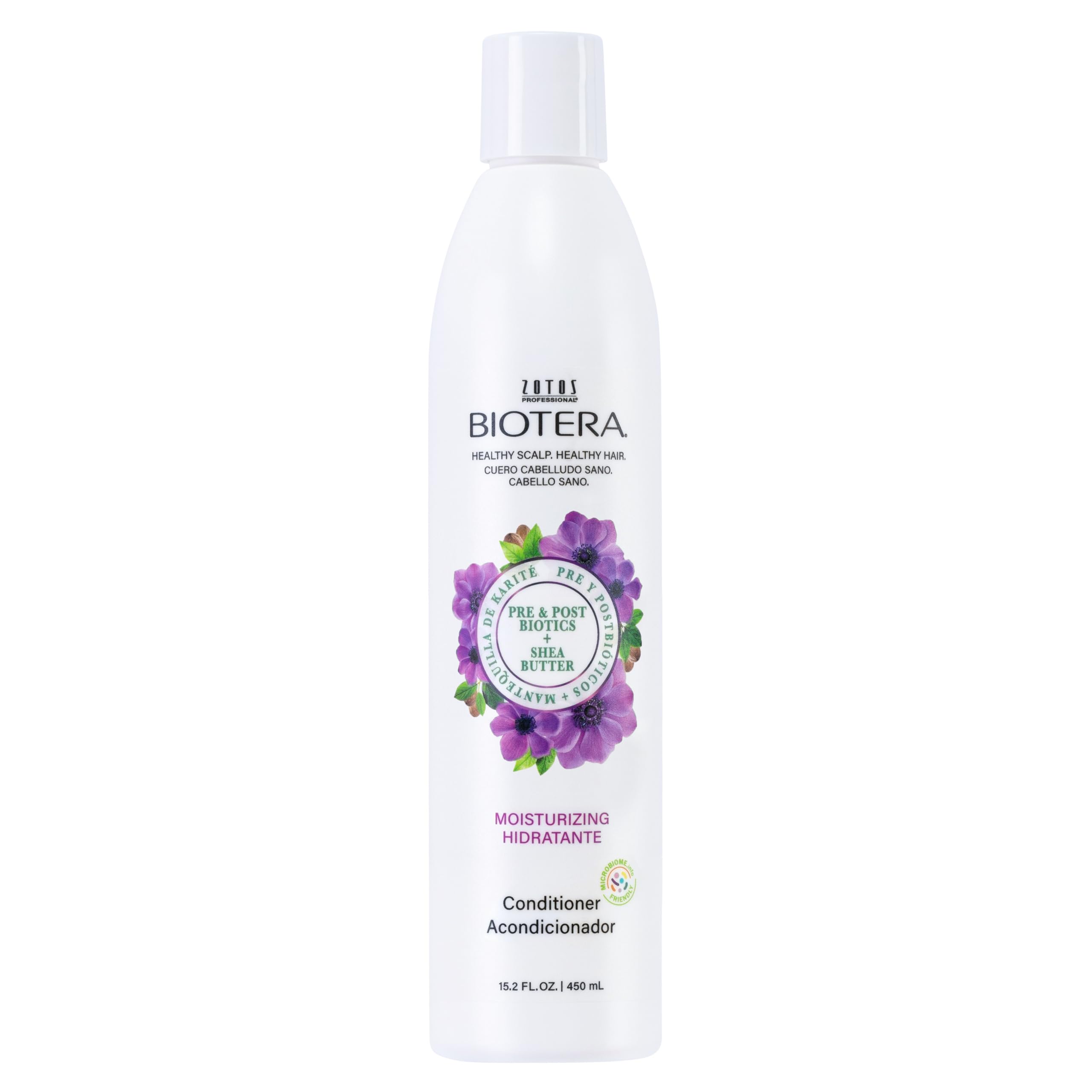 Biotera front bottle view showing moisturizing conditioner for lightweight hydration
