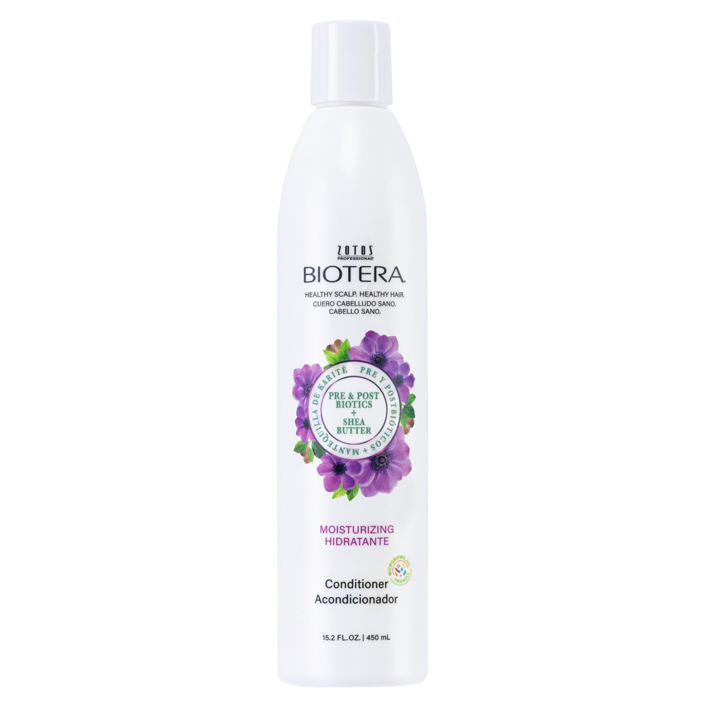 Biotera front bottle view showing moisturizing conditioner for lightweight hydration