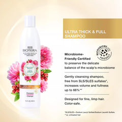 Biotera label close-up highlighting key ingredients and claims