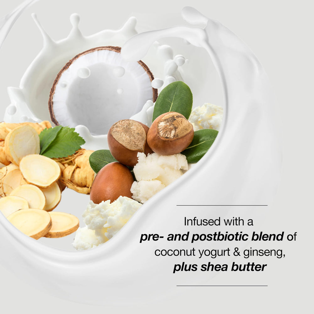 Shea butter scoop image illustrating Biotera added softness and natural emollients