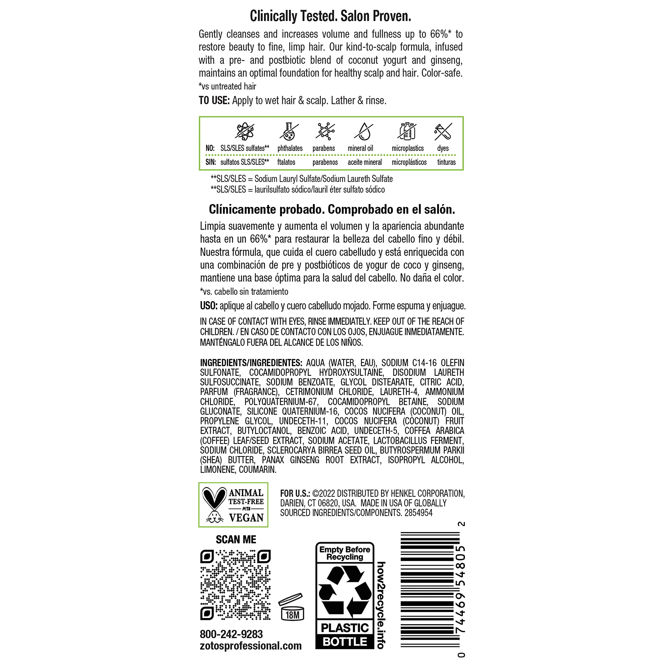 Biotera bottle detail showing recyclable packaging and design