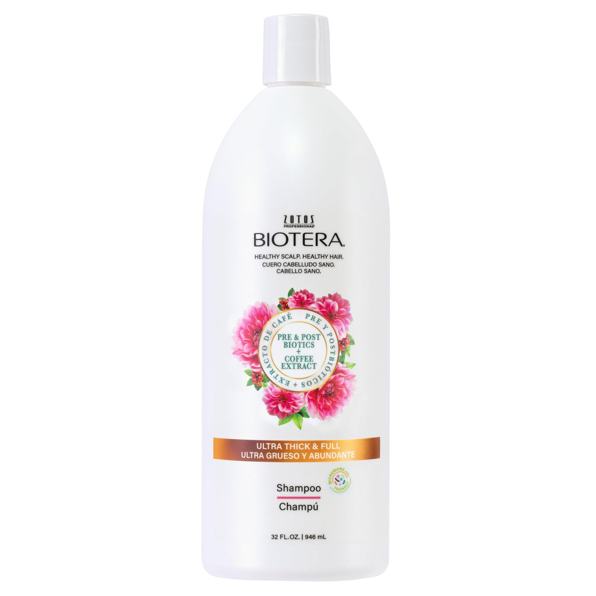 Biotera front bottle view showing 32 fl oz and volumizing benefits