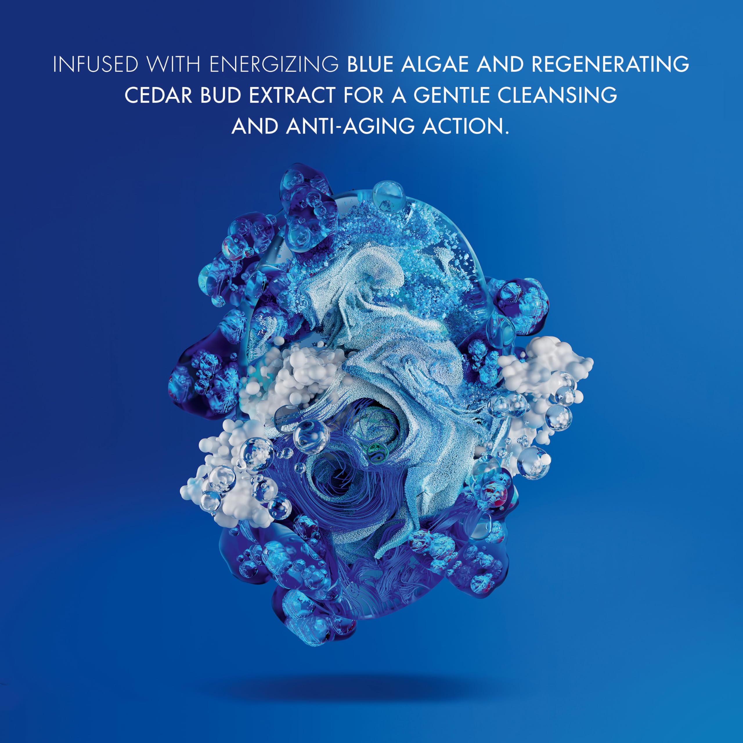 Biotherm Blue Algae visual representing energizing, nutrient-rich ingredient