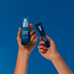 Biotherm Homme gel-serum texture close-up highlighting fast absorption benefit