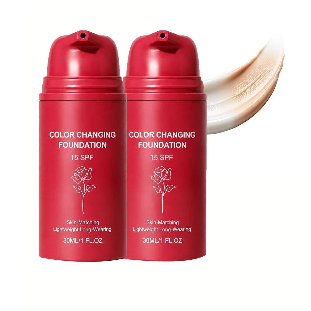 Birunwer front packaging showing twin foundation bottles and easy storage