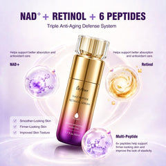 BIYSBER applying serum to face and neck for targeted firming