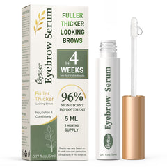 BIYSBER front packaging of eyebrow serum shows 5 mL bottle and label benefit
