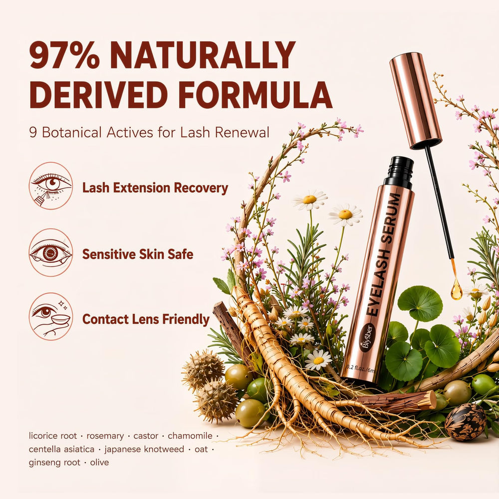 BIYSBER label close-up showing key actives like peptides and hyaluronic acid