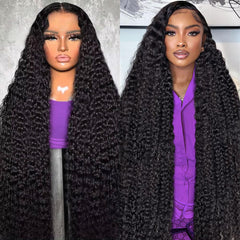 BJVT front view lace frontal showing natural parting and realistic look