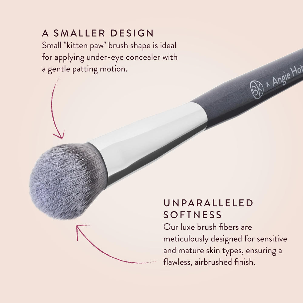 BK BEAUTY A506 blending demo with concealer displaying streak-free diffusion