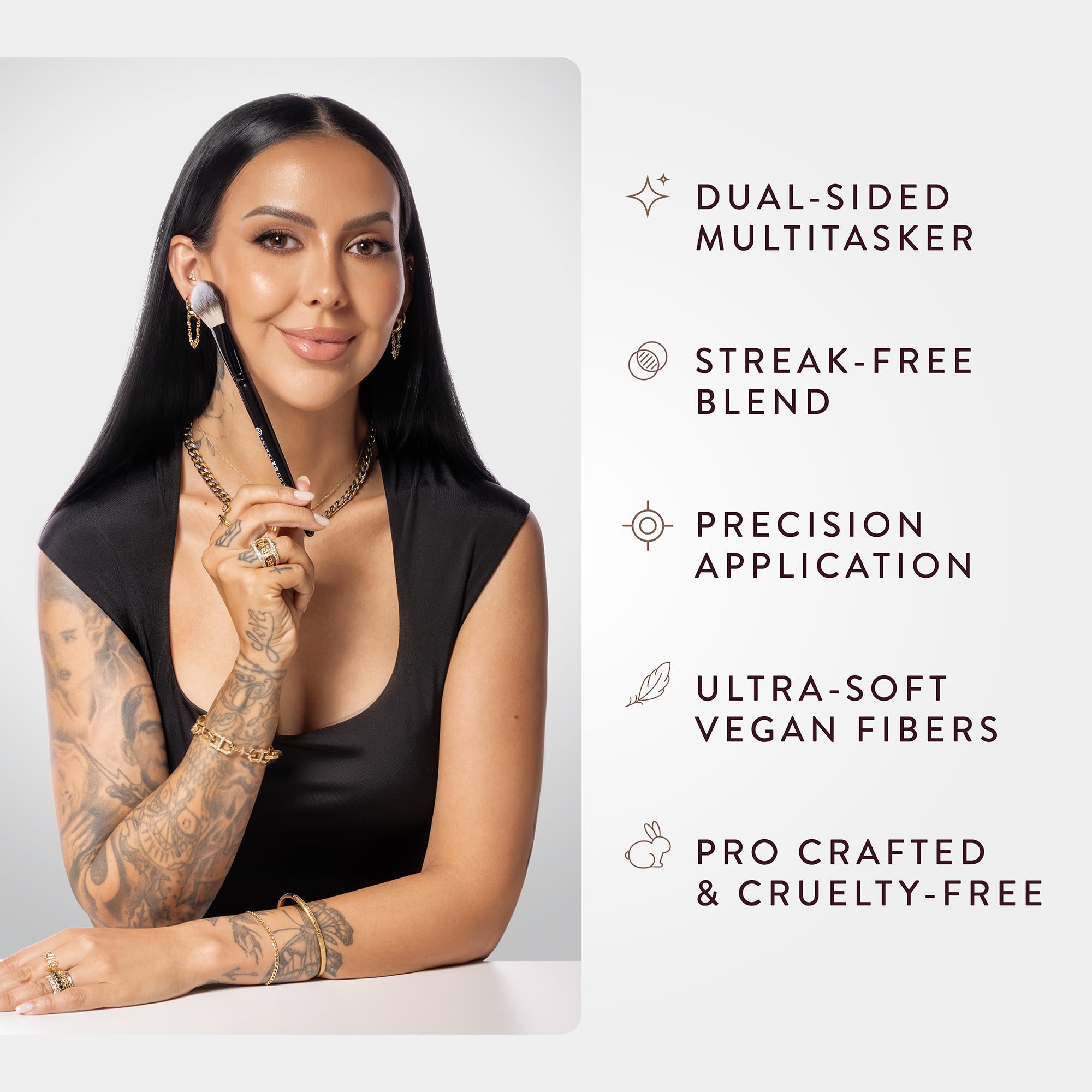 BK BEAUTY applying liquid foundation for smooth even coverage benefit