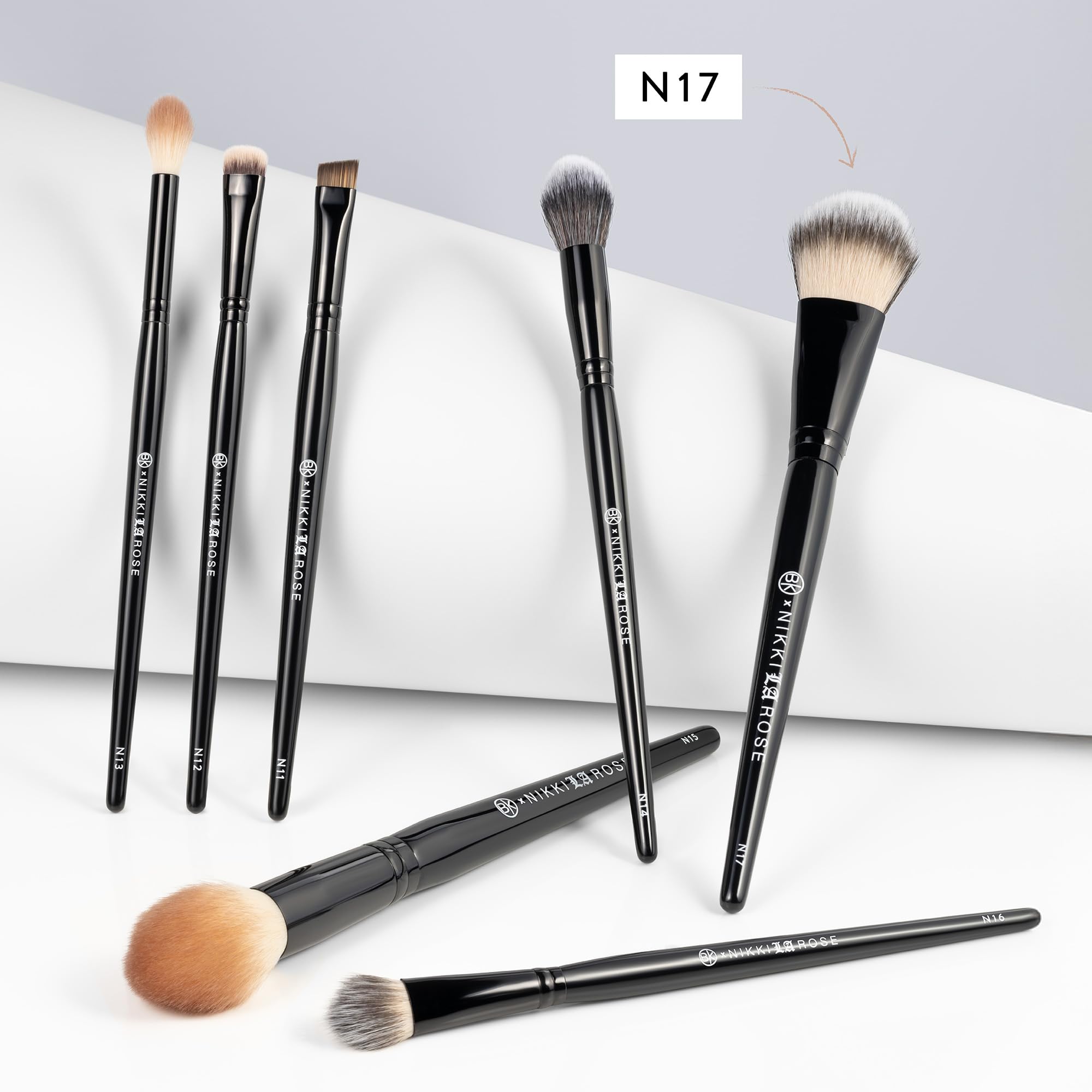 BK BEAUTY brush being rinsed illustrating easy cleaning and durability