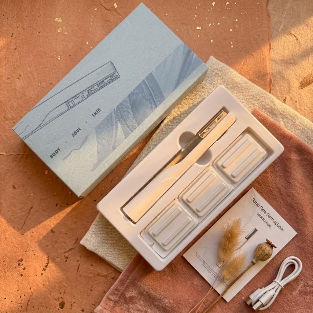 BKWITY lifestyle image on bathroom counter illustrating portable grooming and daily routine use