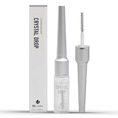 BL Lashes front packaging showing bottle and clear sealant, protection benefit