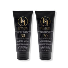 Black Girl Sunscreen front packaging showing SPF 30 and travel-size benefit