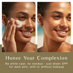 Black Girl Sunscreen tube close-up texture showing lightweight absorption benefit