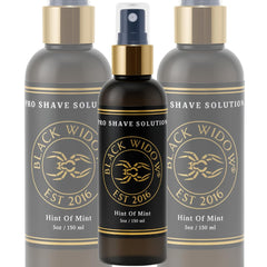 Black Widow spray mist in motion for fast, no‑mess application