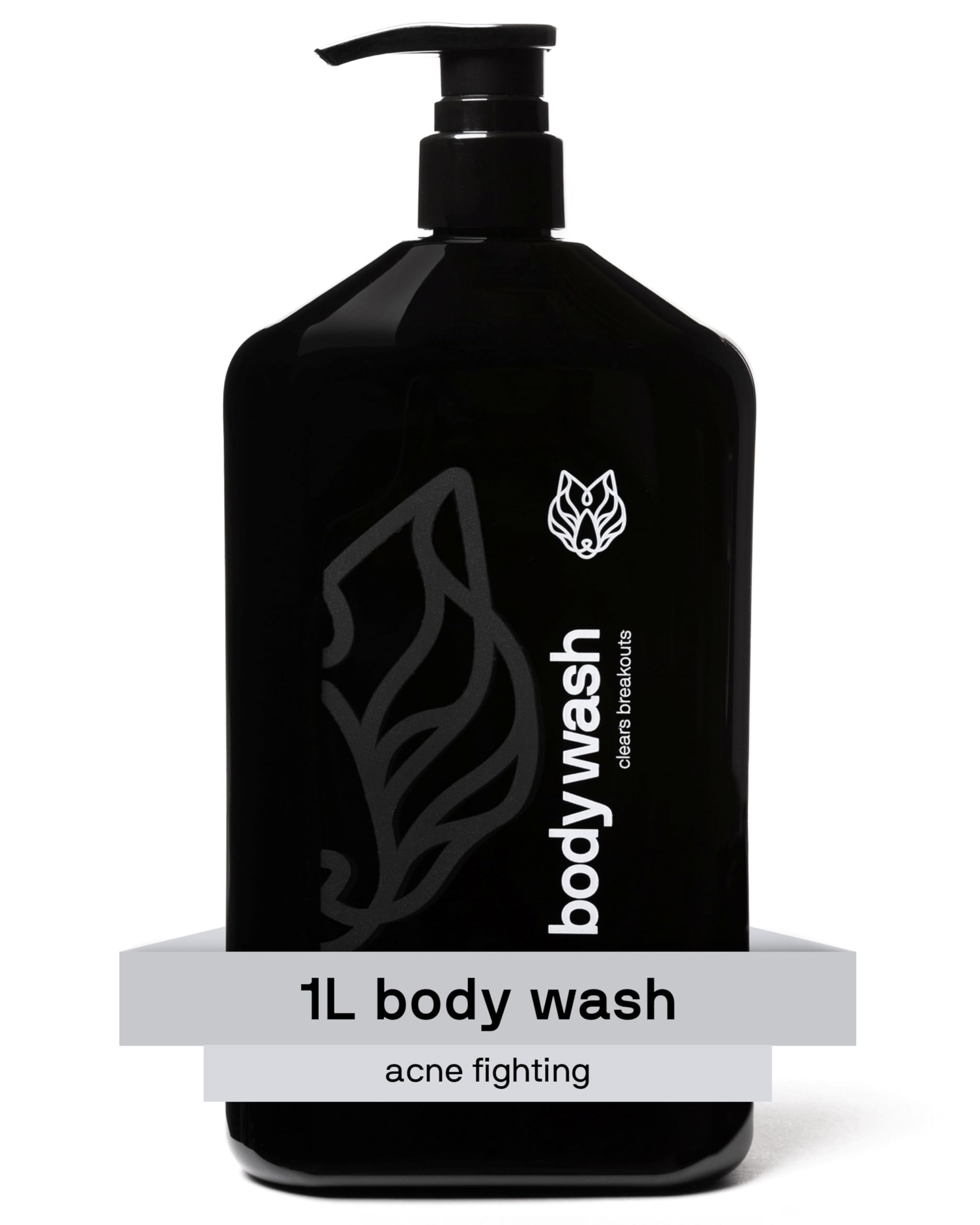 Black Wolf front packaging shows 1L bottle and benefits clear