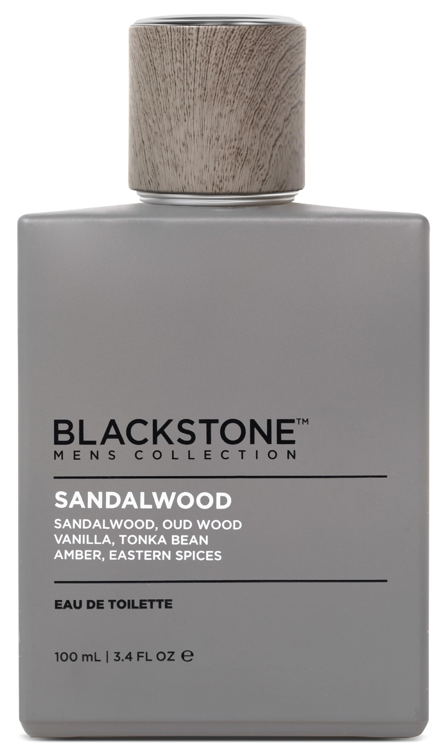 Blackstone front bottle view showing label and sleek travel-friendly design benefit longevity