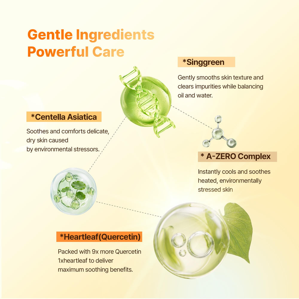 BLANC NATURE bottle held in hand showing 5.07 fl oz size and portability