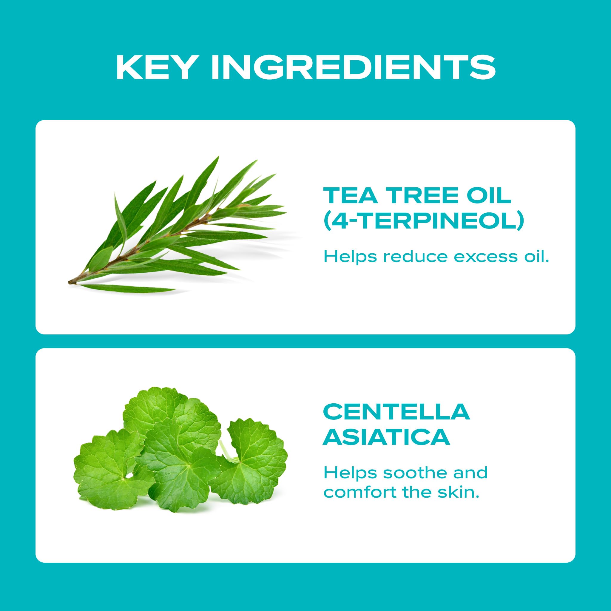 BLANC NATURE label detail highlighting tea tree ingredient transparency and trust